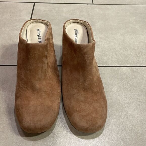 JEFFERY Campbell woman’s light tan suede mules - Picture 2 of 10